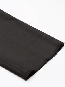 Arrow Men Black Tailored Fit Formal Trousers