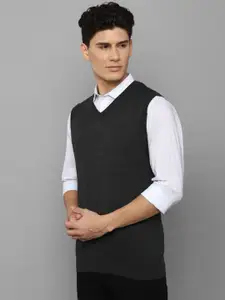 Allen Solly Men Grey Sweater Vest