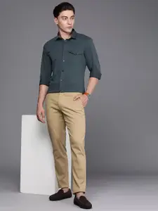 Louis Philippe Sport Men Super Slim Fit Pure Cotton Casual Shirt