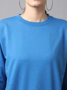 MACK JONNEY Women Pack of 2 Blue Sweatshirt