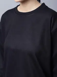 MACK JONNEY Women Pack of 2 Blue & Black Printed Sweatshirt