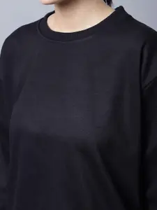 MACK JONNEY Women Pack of 2 Red & Black Sweatshirt