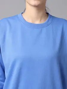 MACK JONNEY Women Pack of 2 Blue Printed Sweatshirts