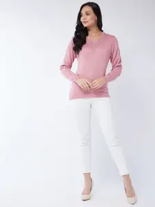 Modeve Women Pink Pullover