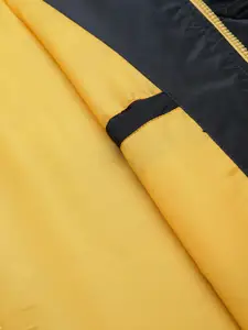 Allen Solly Men Navy Blue Hooded Padded Jacket