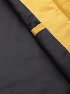 Allen Solly Men Yellow Mock Collar Padded Jacket