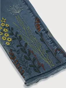 Gini and Jony Girls Blue Low Distress Light Fade Jeans