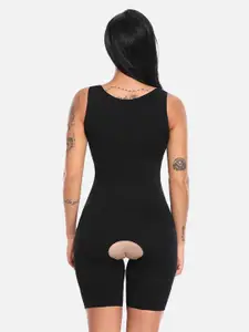 DEALSEVEN FASHION Women Black Solid Body Shapewear