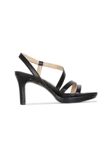 Naturalizer Women Black Leather Heels