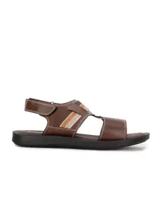 Bata Men Brown Comfort Sandals