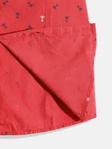 Allen Solly Junior Boys Sport Micro Print Pure Cotton Casual Shirt