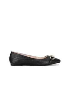 Bata Women Black Ballerinas Flats