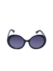 ALDO Women Purple Lens & Black Oversized Sunglasses 684444791702