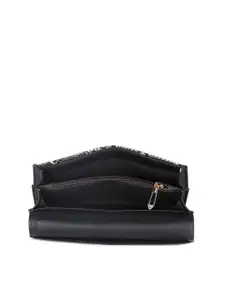 THE CLOWNFISH Coral Women Black & White Animal Two Fold Wallet