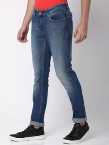 SPYKAR Men Blue Skinny Fit Heavy Fade Cotton Jeans