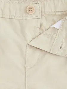 Pantaloons Baby Boys Beige Cotton Shorts