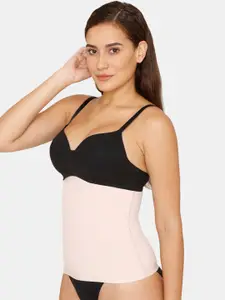 Zivame Women Beige Solid Shapewear