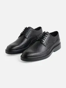 ALDO Men Black Solid Formal Derbys Shoes