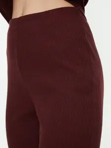 Trendyol Women Maroon Night suit