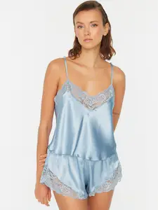 Trendyol Women Blue Night suit