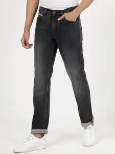 Lee Men Grey Rodeo Heavy Fade Straight Fit Jeans