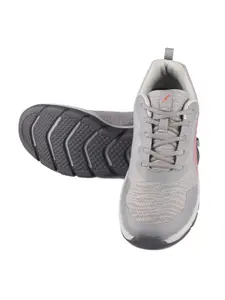 FURO by Red Chief Men Grey Mesh Running Non-Marking Shoes