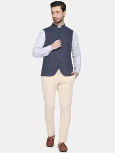 Blackberrys Men Solid Nehru Jacket