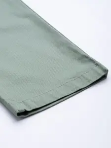 Allen Solly Men Textured Slim Fit Trousers