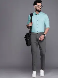 Louis Philippe Ath.Work Checked Super Slim Fit Semiformal Shirt