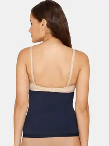 Zivame Women Navy Blue Solid Tummy Shaper