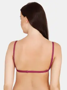 Zivame Pink Non Paddes Non Wired T-Shirt Bra