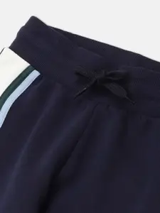 United Colors of Benetton Infant Boys Navy-Blue Color-Blocked Joggers