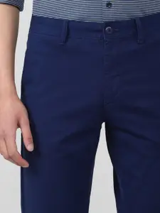 Van Heusen Sport Men Navy Blue Slim Fit Trouser