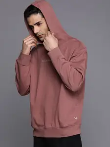 Allen Solly Tribe Hooded Sweatshirt With Minimal Brand Logo Print Detail