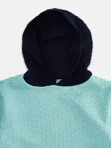 Pantaloons Junior Boys Green & Black Pullover