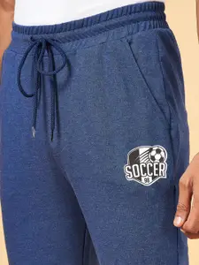 Ajile by Pantaloons Men Blue Solid Slim-Fit Joggers