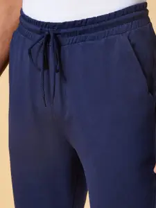 Ajile by Pantaloons Men Navy Blue Solid Slim-Fit Joggers