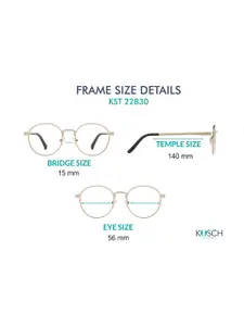 KOSCH ELEMENTE Men Grey Lens & Gunmetal-Toned Rectangle Sunglasses with Polarised Lens