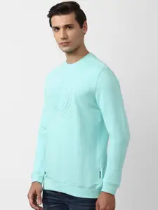 Van Heusen Sport Men Green Printed Sweatshirt