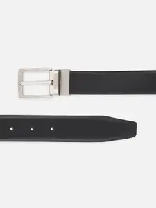 Allen Solly Men Black Leather Formal Belt