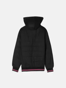 Monte Carlo Boys Black Red Striped Bomber Jacket
