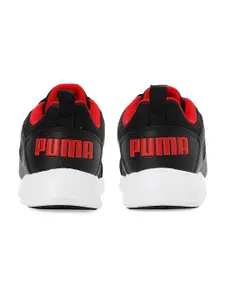 Puma Men Black & Red Impel Shoes