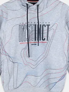 Monte Carlo Boys Grey Printed Sweatshirt