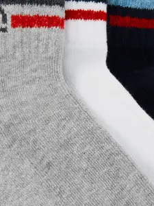 Ajile by Pantaloons Men Pack of 3 Solid Ankle-Length Socks