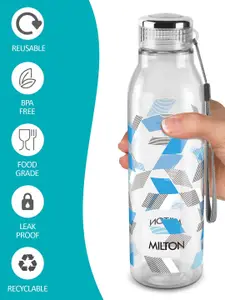 Milton Set Of 4 Blue Helix 1000 Leak Proof BPA Free Water Bottles 1 L Each