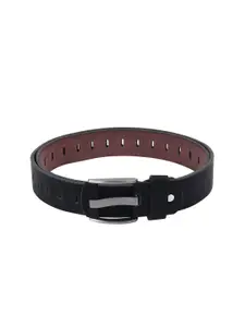 WINSOME DEAL Men Black Solid Casual Belt