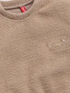 GAME BEGINS Girls Premium Cotton Round Neck Sweatshirt