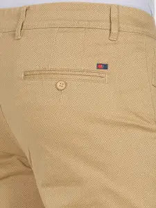 AD By Arvind Men Khaki Slim Fit Chinos Trousers