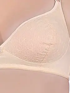 Sonari Pack Of 2 Nude-Coloured Non Padded & Non-Wired Pure Cotton Bra