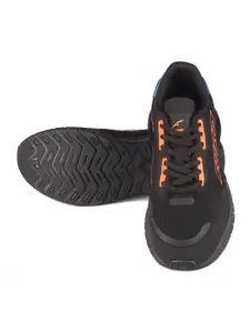 FURO by Red Chief Men Black Mesh Running Shoes